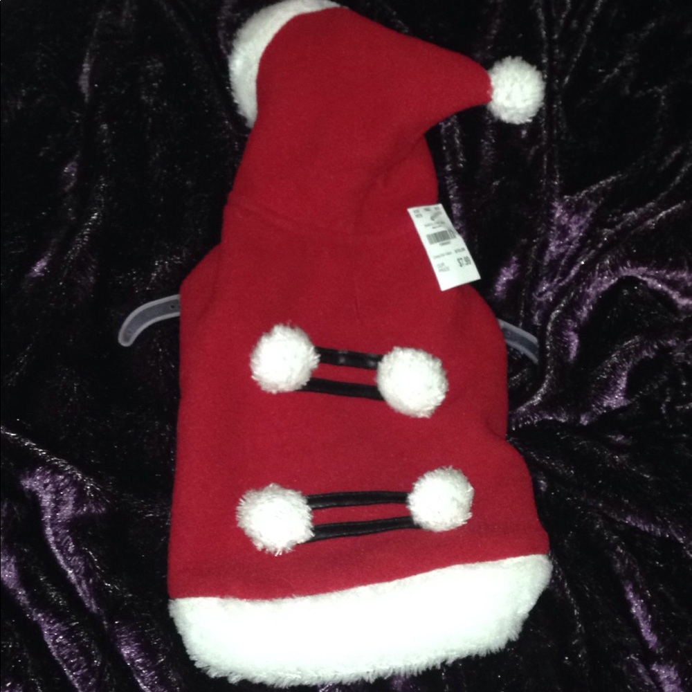 XS dog / pet Santa jacket with hood